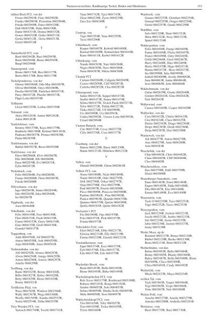 Teckel-Zuchtbuch 2006 - Landesverband Sachsen-Anhalt im DTK ...