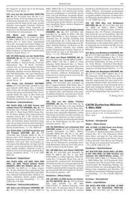 Teckel-Zuchtbuch 2006 - Landesverband Sachsen-Anhalt im DTK ...