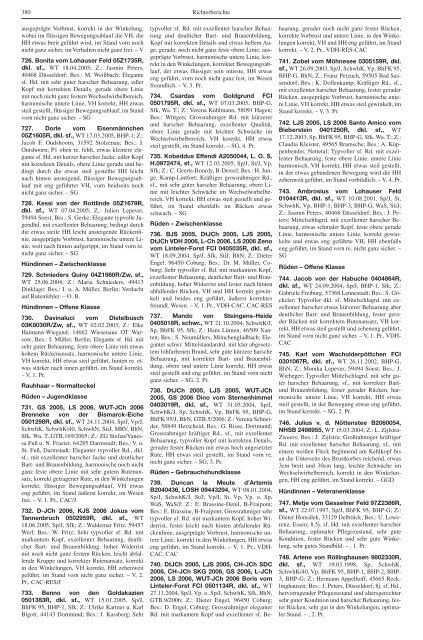 Teckel-Zuchtbuch 2006 - Landesverband Sachsen-Anhalt im DTK ...