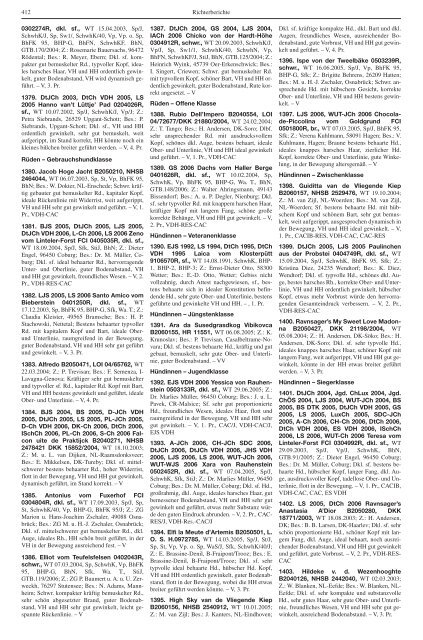 Teckel-Zuchtbuch 2006 - Landesverband Sachsen-Anhalt im DTK ...