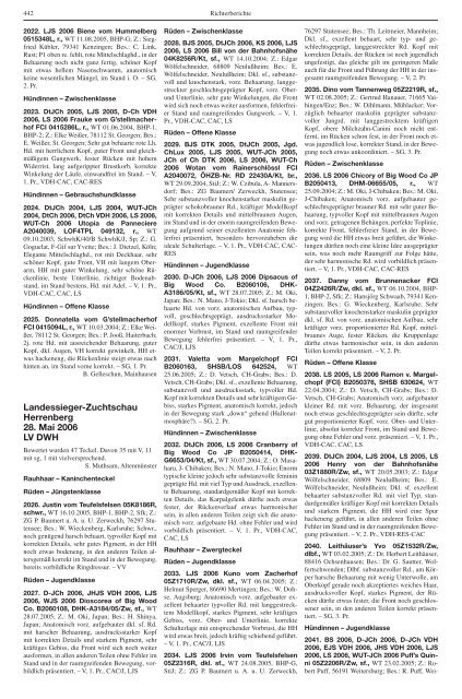 Teckel-Zuchtbuch 2006 - Landesverband Sachsen-Anhalt im DTK ...