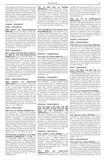 Teckel-Zuchtbuch 2006 - Landesverband Sachsen-Anhalt im DTK ...