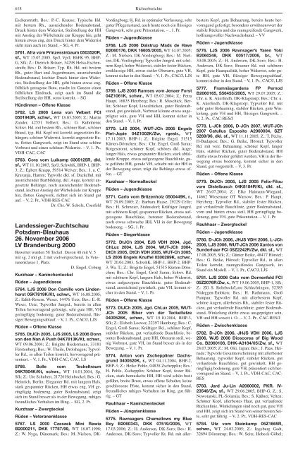 Teckel-Zuchtbuch 2006 - Landesverband Sachsen-Anhalt im DTK ...