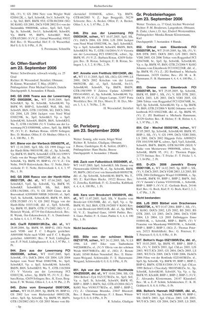 Teckel-Zuchtbuch 2006 - Landesverband Sachsen-Anhalt im DTK ...