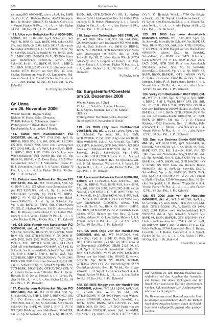 Teckel-Zuchtbuch 2006 - Landesverband Sachsen-Anhalt im DTK ...