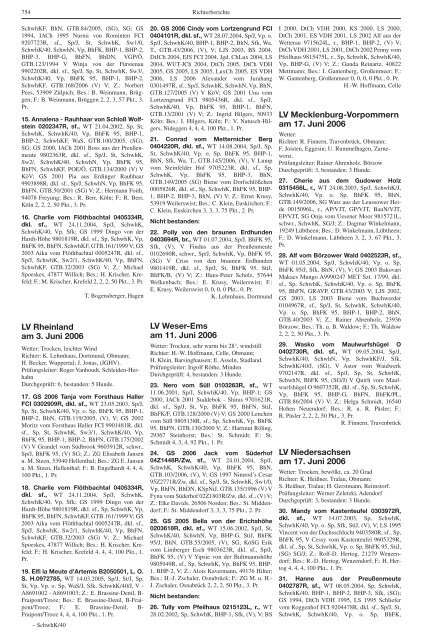 Teckel-Zuchtbuch 2006 - Landesverband Sachsen-Anhalt im DTK ...