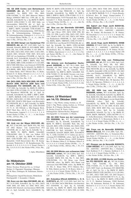 Teckel-Zuchtbuch 2006 - Landesverband Sachsen-Anhalt im DTK ...