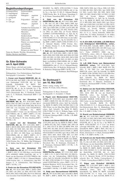 Teckel-Zuchtbuch 2006 - Landesverband Sachsen-Anhalt im DTK ...