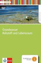 Grundwasser Rohstoff und Lebensraum - FWU