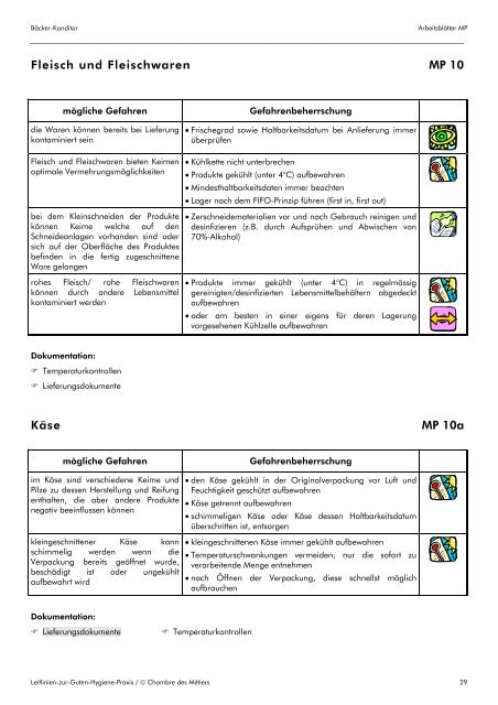 Leitlinien-zur-Guten-Hygiene-Praxis für Bäcker - Hygiene for Cleaners