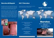 After Sales Service Brochure - Becker Marine Systems