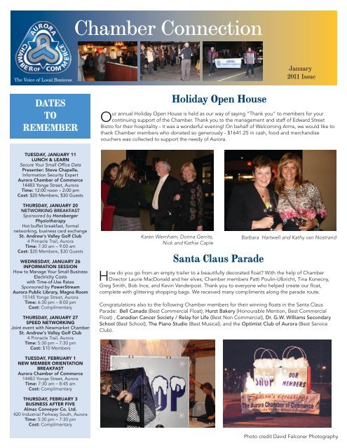 January - Aurora Chamber of Commerce