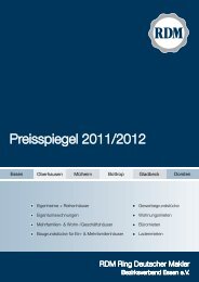 RDM Preisspiegel 2011/2012 - Ring Deutscher Makler
