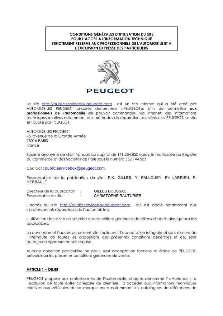 Public.servicebox.peugeot.com Magazines