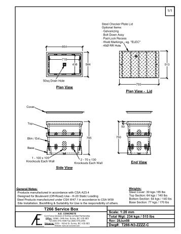 T266 Service Box - Armtec