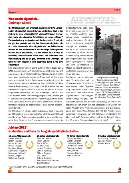 Ausgabe 17 - SPD-Langenhagen