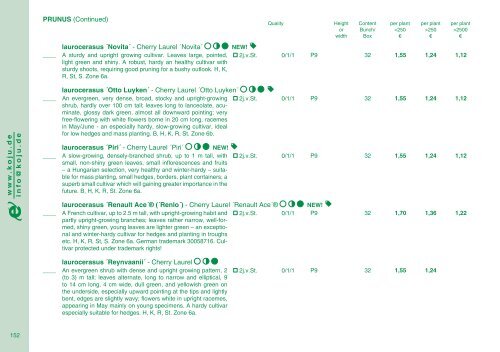 Catalog 2012/13 - Kordes-Jungpflanzen