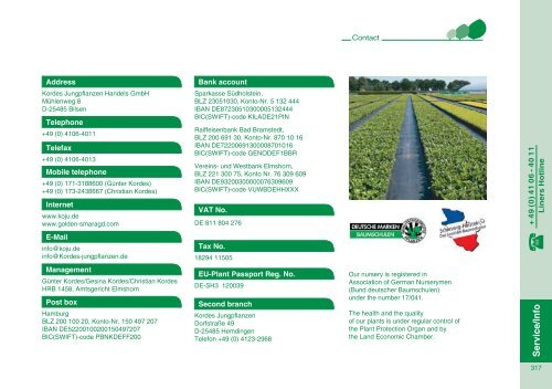 Catalog 2012/13 - Kordes-Jungpflanzen