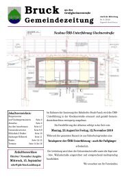 Neubau ÖBB-Unterführung Glocknerstraße - Bruck an der ...