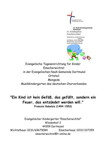 Konzept der Tageseinrichtung "Emscherwichtel" (Pdf Dokument)