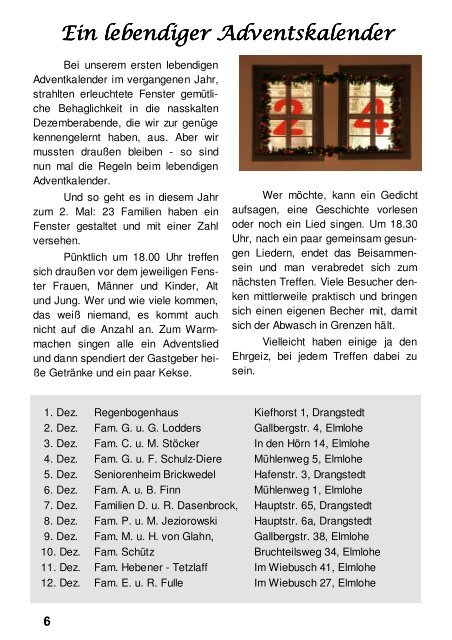 Dez. 2010 / Jan. 2011 - Evangelisch-lutherische Liebfrauenkirche