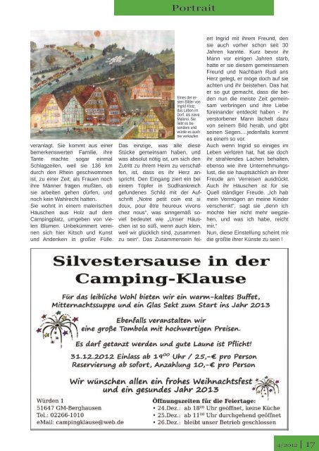 Dorfzeitung für Berghausen - VfL Berghausen-Gimborn 1949 eV