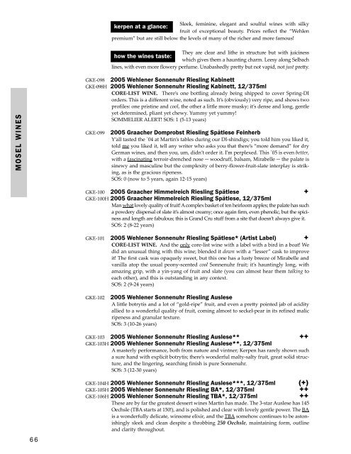 German Catalog 2006 USE THIS ONE.qxp - Michael Skurnik Wines