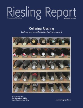 Cellaring Riesling - Riesling Report