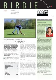 Birdie 1-11 - Golf Club Ennetsee