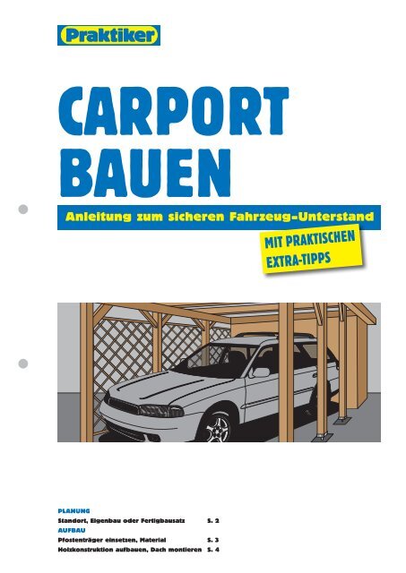 Ratgeber Carport - Praktiker