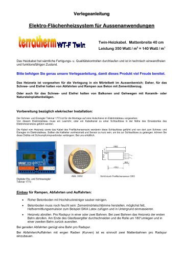 2. Montageanleitung - Terra Therm