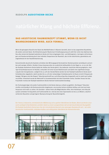 syspro® decken-systeme green code® klimadecke und audiotherm ...