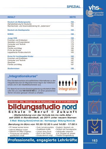 Professionelle, engagierte Lehrkräfte - Volkshochschule Norderstedt