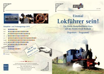 Lokführer sein! - Borkumer Kleinbahn