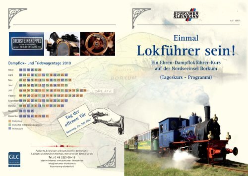 Lokführer sein! - Borkumer Kleinbahn