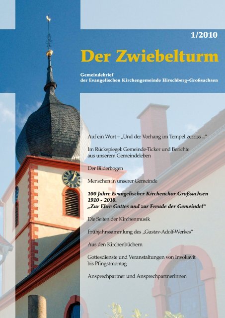 Der Zwiebelturm - Evangelische Kirchengemeinde Hirschberg ...