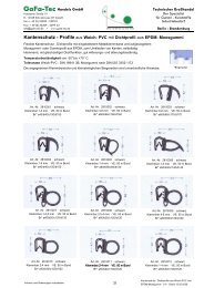 PVC Kantenschutz Dichtprofil - GaFa Tec Handels GmbH