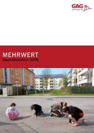 Geschäftsbericht 2008 - GAG Immobilien AG