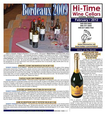 February - Hi-Time Wine Cellars