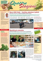 Neue LKW-Flotte - Fruchthof Northeim GmbH & Co. KG