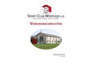 Aktuelle Ausgabe - Sport-Club Wörthsee eV