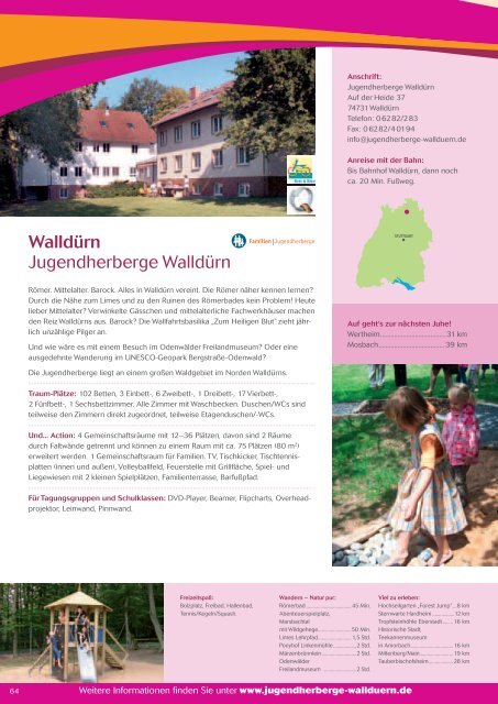 in Baden-Württemberg • 2010 - DJH Baden-Württemberg