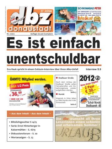 € 30 .– - dbz-donaustädter bezirkszeitung