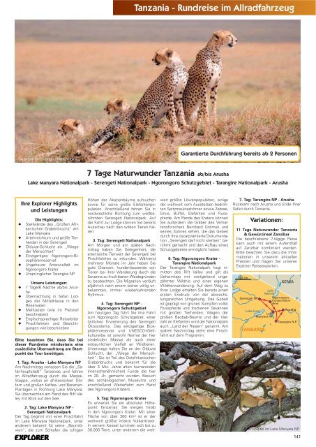 Gesamtkatalog - Explorer Fernreisen