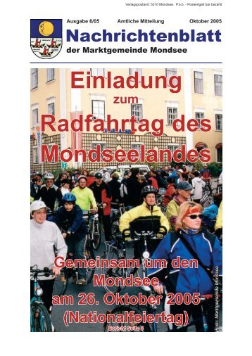Nachrichtenblatt Mondsee - Tiefgraben