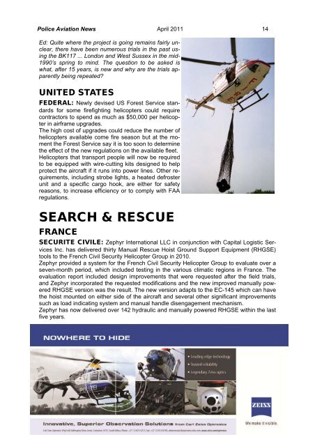 Police Aviation News April 2011