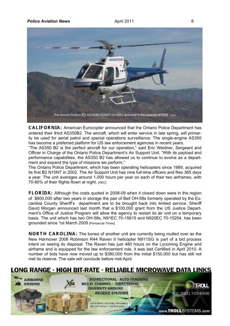 Police Aviation News April 2011