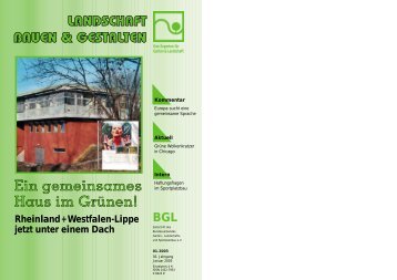 BGL Rheinland+Westfalen-Lippe jetzt unter einem Dach