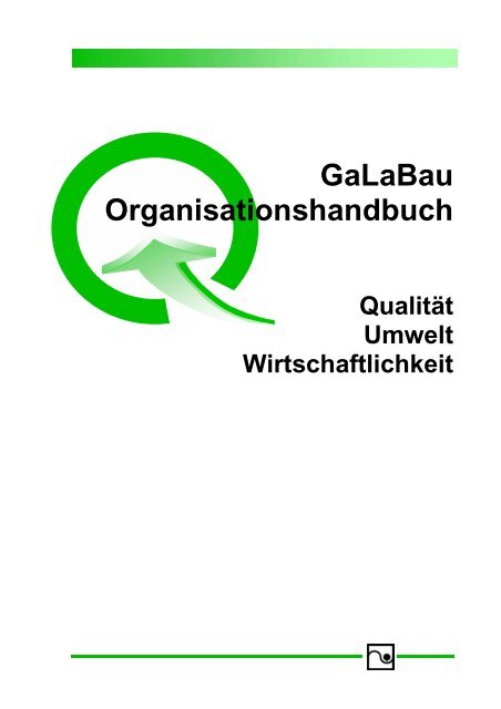 Galabau Organisationshandbuch Bundesverband Garten