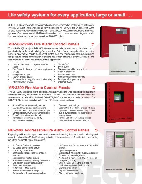 Secutron Product Brochure_NFPA.indd - an toan at